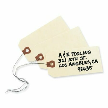 AVERY DENNISON Avery, Double Wired Shipping Tags, 13pt. Stock, 4 1/4 X 2 1/8, Manila, 1000PK 12604